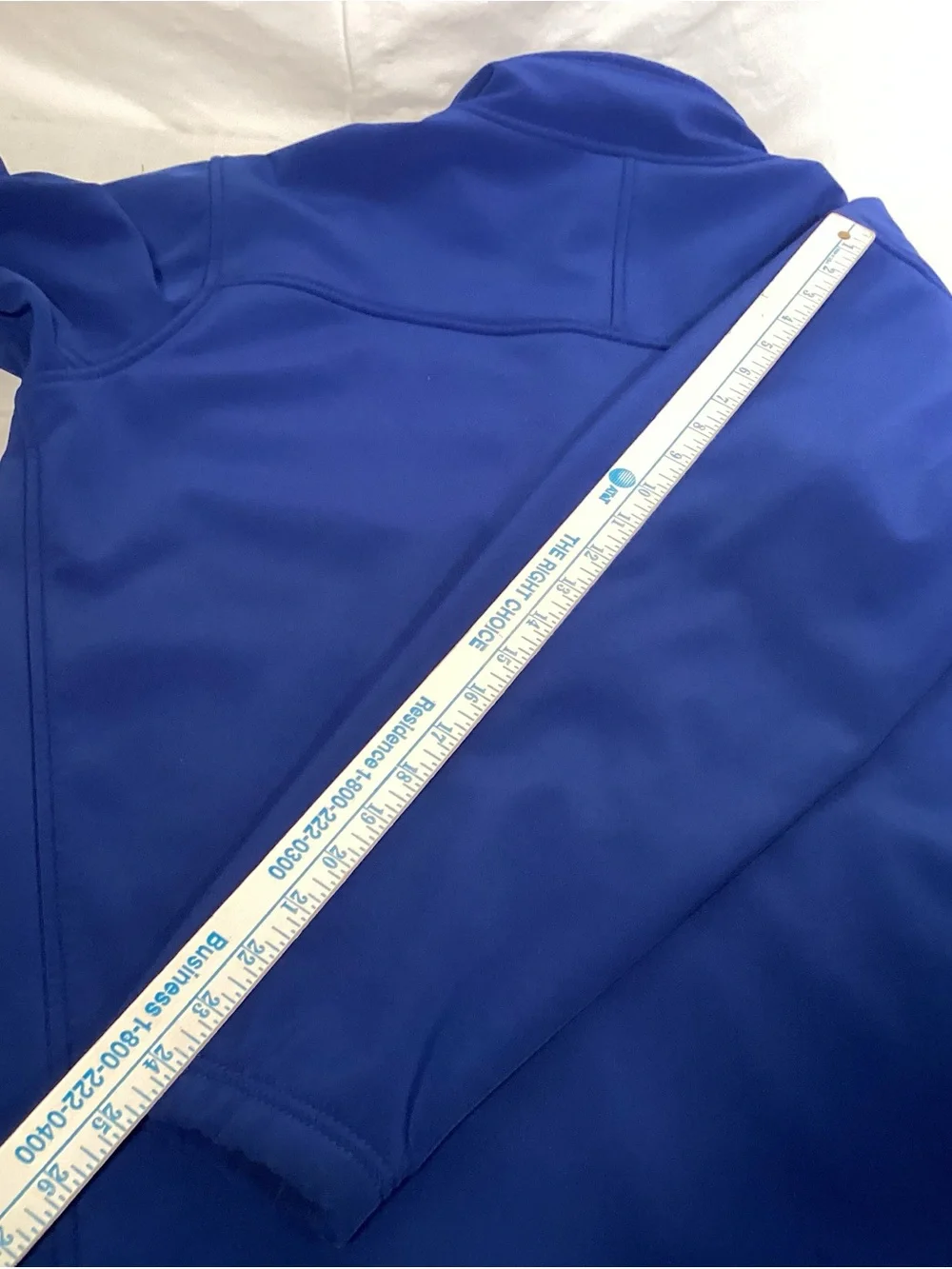 The North Face Men’s Polar Tech Windbloc Royal Blue Full-Zip Jacket Size Large